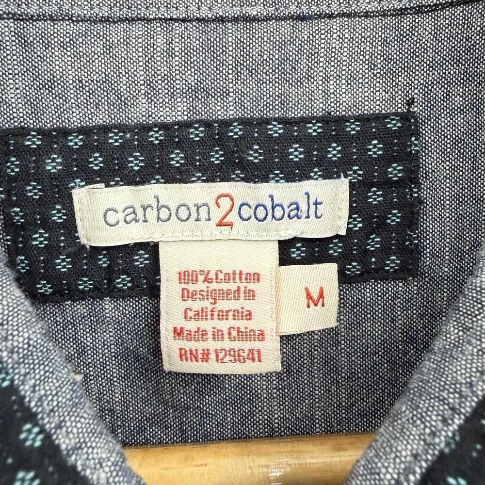 Carbon 2 Cobalt Mens Medium Lot of‎ 5 Long Sleeve Button Down Shirts Workwear - Picture 13 of 16